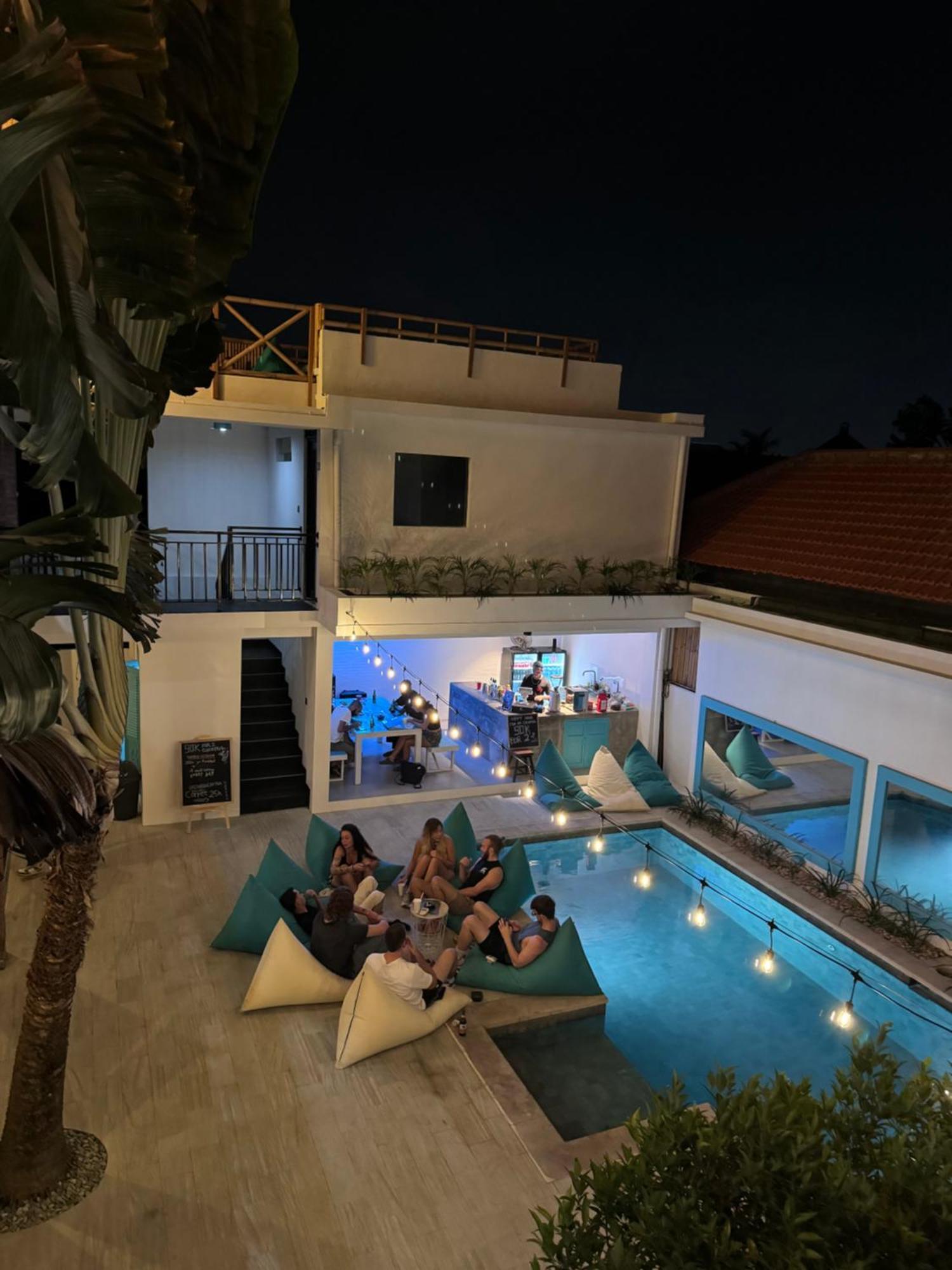 Canggu Central Hostel Ngoại thất bức ảnh